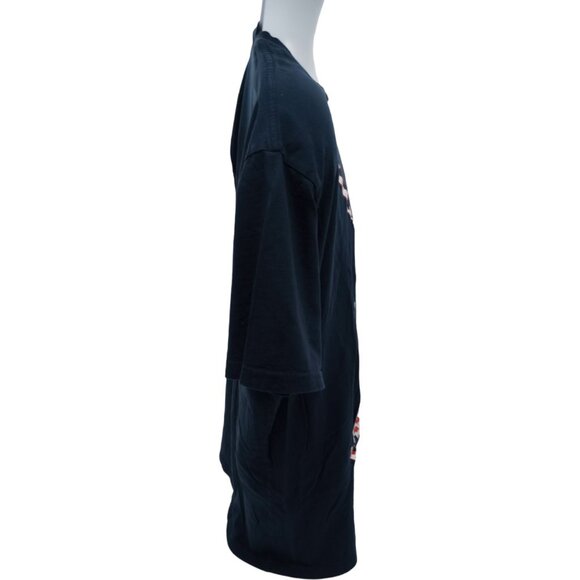 SHAUN OF THE DEAD Zombie Horror Comedy Movie TSHIRT Mens 2XL Navy Short Sleeve - Picture 5 of 9